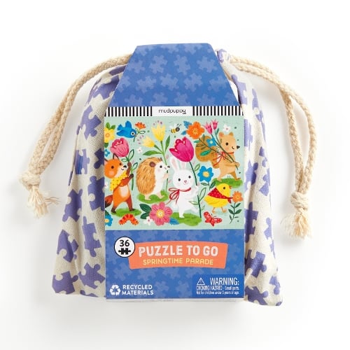 Springtime Parade Puzzle to Go (Jigsaw) Mudpuppy 9780735383739 book cover