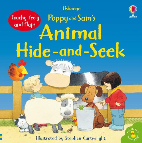 Poppy and Sam's Animal Hide-and-Seek (Board book) Jenny Tyler, Stephen Cartwright 9780746055755 book cover