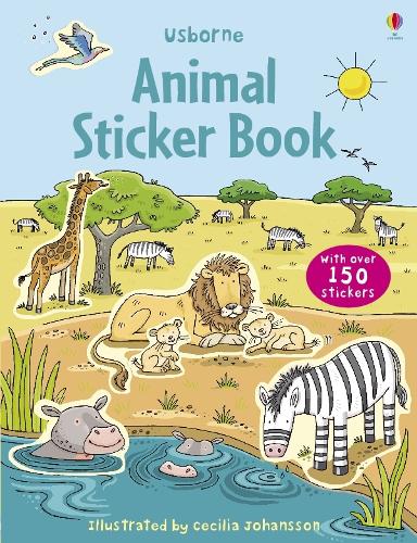 First Sticker Book Animals - First Sticker Books Jessica Greenwell, Cecilia Johansson 9780746098974 book cover