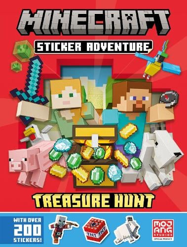 Minecraft Sticker Adventure: Treasure Hunt Mojang AB 9780755503582 book cover