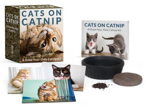 Cats on Catnip: A Grow-Your-Own Catnip Kit Andrew Marttila 9780762464111 book cover