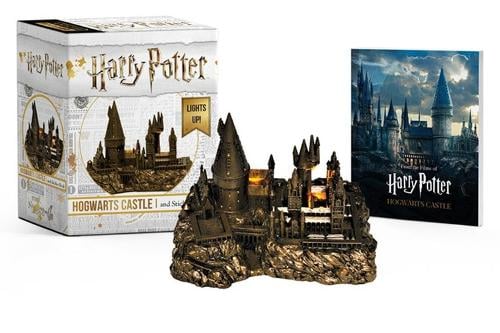 Harry Potter Hogwarts Castle and Sticker Book: Lights Up! - RP Minis Running Press 9780762464401 book cover