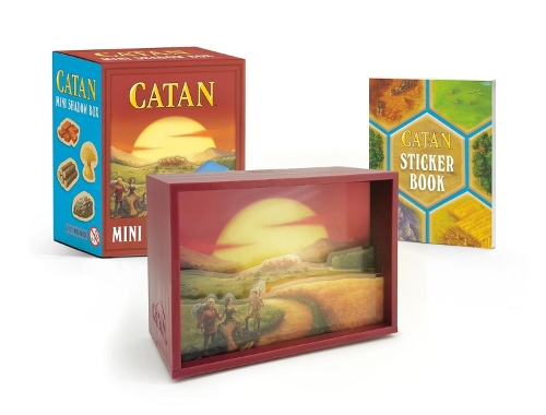 CATAN Mini Shadow Box: With Light and Sound Running Press 9780762486205 book cover