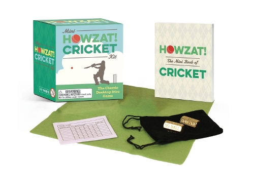 Mini Howzat! Cricket Kit: The Classic Desktop Dice Game - RP Minis Chris Stone 9780762487622 book cover