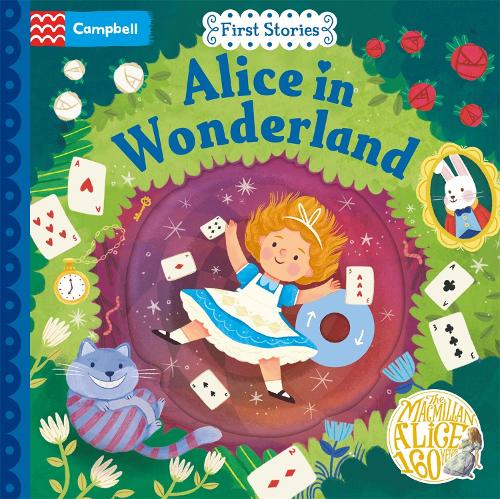 Alice in Wonderland: A Push, Pull, Slide Book - Campbell First Stories (Board book) Campbell Books, Nadia Gunawan 9781035054299 book cover