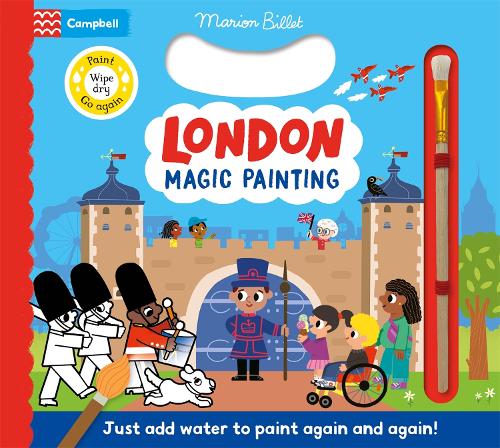 London Magic Painting: Just add water to paint again and again! - Campbell London (Board book) Marion Billet, Campbell Books 9781035055784 book cover