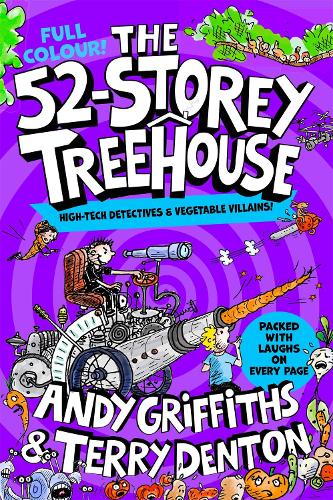 The 52-Storey Treehouse: Colour Edition! - The Treehouse Series Andy Griffiths, Terry Denton 9781035078189 book cover