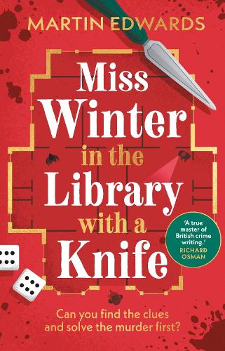 Miss Winter in the Library with a Knife Martin Edwards 9781035910588 book cover