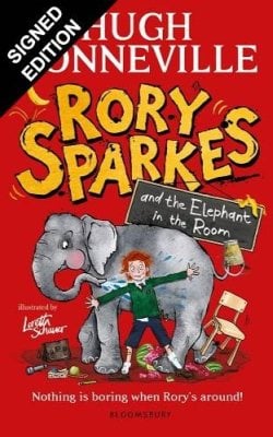 Rory Sparkes and the Elephant in the Room: Signed Exclusive Edition Hugh Bonneville 9781037200175 book cover