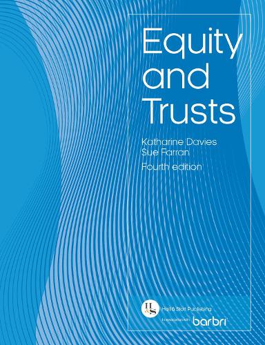 Equity and Trusts Katharine Davies, Sue Farran 9781068700422 book cover