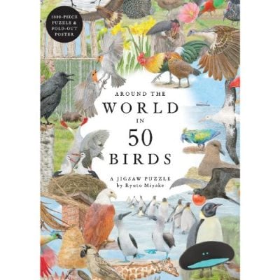Around The World In 50 Birds 1000 Piece Jigsaw Puzzle (Jigsaw) 9781399620024 book cover