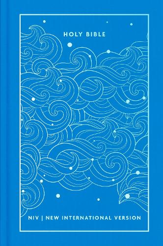 NIV Pocket Clothbound Classic Bible: Blue Waves New International Version 9781399816595 book cover