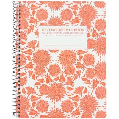 Sunflowers Decomposition Spiral Notebook 9781401516581 book cover