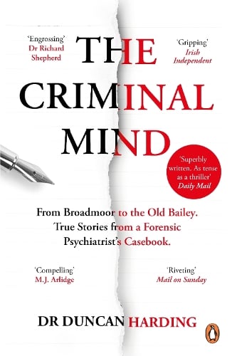 The Criminal Mind Dr Duncan Harding 9781405945615 book cover