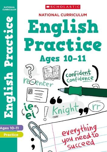 National Curriculum English Practice Book for Year 6 - 100 Practice Activities Scholastic 9781407140599 book cover