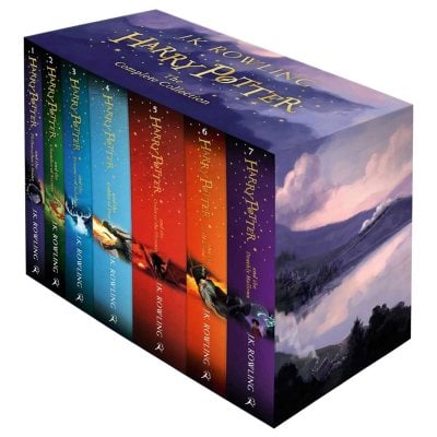 Harry Potter Box Set: The Complete Collection (Childrens Paperback) J.K. Rowling 9781408856772 book cover