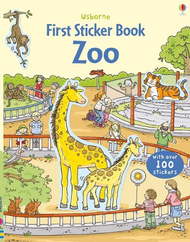 First Sticker Book Zoo - First Sticker Books Sam Taplin, Cecilia Johansson 9781409523130 book cover