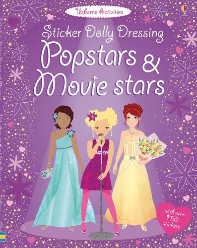 Sticker Dolly Dressing Popstars & Movie Stars - Sticker Dolly Dressing Lucy Bowman, Fiona Watt, Stella Baggott, Vicky Arrowsmith 9781409524052 book cover
