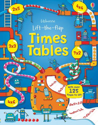 Lift-the-Flap Times Tables - Lift-the-flap Maths (Board book) Rosie Dickins, Benedetta Giaufret, Enrica Rusina 9781409550242 book cover