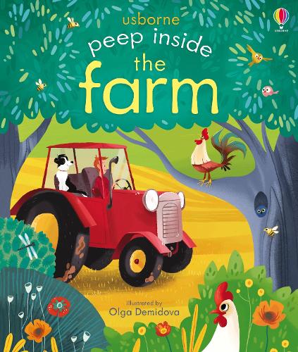 Peep Inside the Farm - Peep Inside (Board book) Anna Milbourne, Olga Demidova 9781409582045 book cover