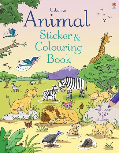Animal Sticker and Colouring Book - Sticker and Colouring Book Jessica Greenwell, Cecilia Johansson 9781409585862 book cover