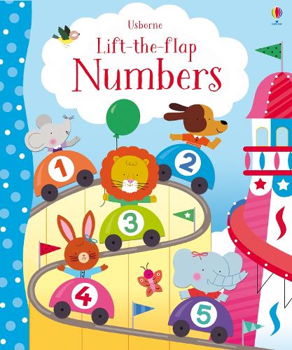 Lift-the-Flap Numbers - Young Lift-the-flap (Board book) Felicity Brooks, Melisande Luthringer 9781409597643 book cover