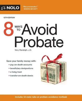 8 Ways to Avoid Probate Mary Randolph 9781413325133 book cover