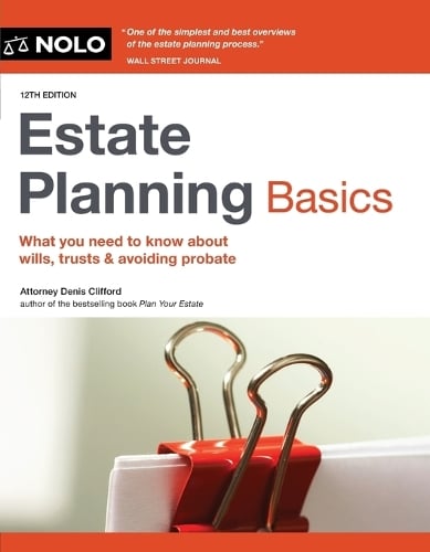 Estate Planning Basics Denis Clifford 9781413331493 book cover