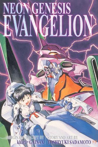 Neon Genesis Evangelion 3-in-1 Edition, Vol. 1 - Neon Genesis Evangelion 3-in-1 Edition Yoshiyuki Sadamoto 9781421550794 book cover