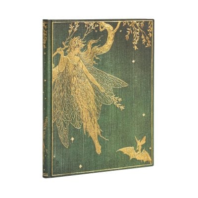 Olive Fairy Ultra Lined Hardcover Journal (Elastic Band Closure) - Langs Fairy Books Paperblanks 9781439765036 book cover