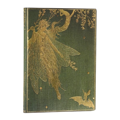 Olive Fairy (Langs Fairy Books) Midi Lined Softcover Flexi Journal (Elastic Band Closure) - Langs Fairy Books Paperblanks 9781439796412 book cover