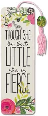 Beaded Bookmark And Though She Be But Inc. Peter Pauper Press 9781441324320 book cover
