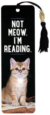 Beaded Bookmark Not Meow I'M Reading 9781441328151 book cover