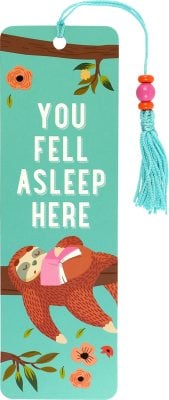 Beaded Bookmark You Fell Asleep Here Peter Pauper Press 9781441334381 book cover