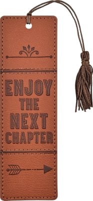 Enjoy The Next Chapter Artisan Bookmark 9781441341334 book cover