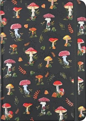 Mushroom Notebook Peter Pauper Press 9781441341877 book cover