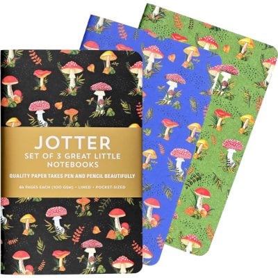 Set Of 3 Mini Jotters-Mushroom 9781441343970 book cover