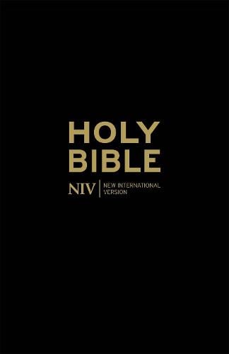 NIV Holy Bible - Anglicised Black Gift and Award - New International Version New International Version 9781444701593 book cover