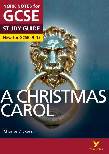 A Christmas Carol York Notes GCSE English Literature Study Guide - for 2026, 2027 exams - York Notes Lucy English, Charles Dickens 9781447982128 book cover