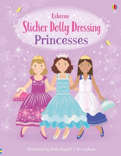 Sticker Dolly Dressing Princesses - Sticker Dolly Dressing Fiona Watt, Vici Leyhane, Stella Baggott 9781474973380 book cover