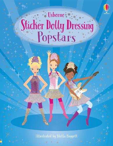 Sticker Dolly Dressing Popstars - Sticker Dolly Dressing Lucy Bowman, Stella Baggott 9781474973403 book cover