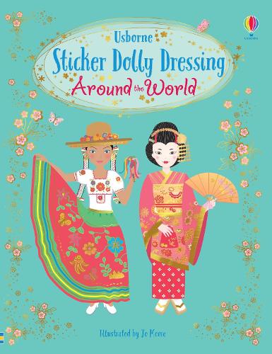 Sticker Dolly Dressing Around the World - Sticker Dolly Dressing Emily Bone, Jo Moore 9781474973410 book cover