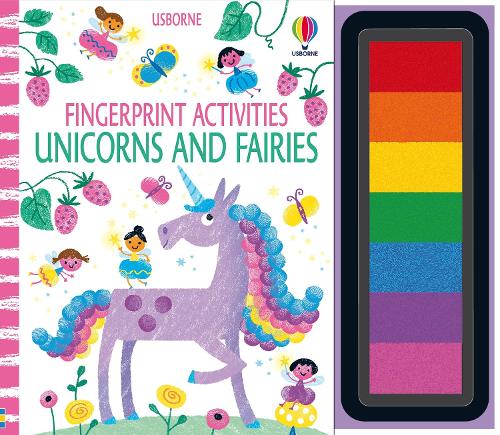 Fingerprint Activities Unicorns and Fairies - Fingerprint Activities (Spiral bound) Fiona Watt, Candice Whatmore 9781474997874 book cover