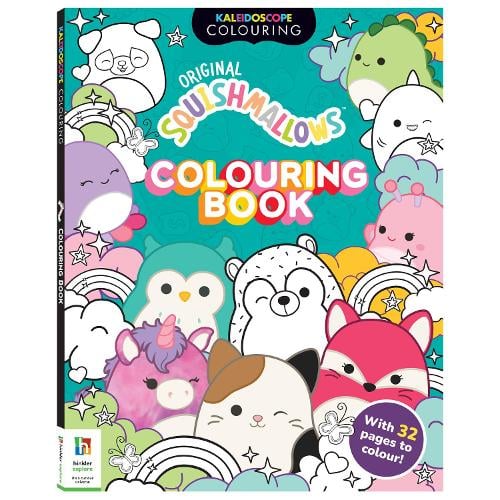 Kaleidoscope Squishmallows Feelin' Mallow Colouring Book - Squishmallows Hinkler Pty Ltd 9781488900969 book cover