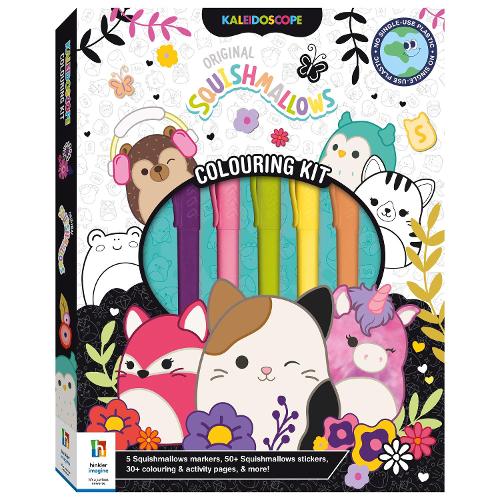 Kaleidoscope Colouring Kit Squishmallows - Colouring Kit Hinkler Pty Ltd 9781488954313 book cover