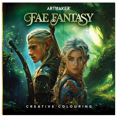 Art Maker Creative Colouring Fae Fantasy - Romantasy (Book) Hinkler Pty Ltd 9781488962158 book cover