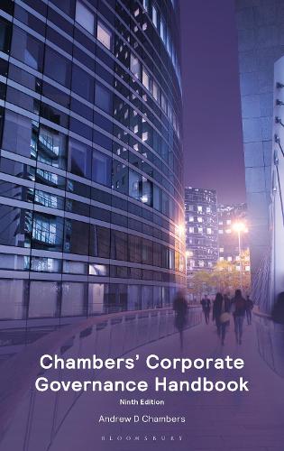Chambers' Corporate Governance Handbook - Directors' Handbook Series Porfessor Andrew D Chambers 9781526531490 book cover