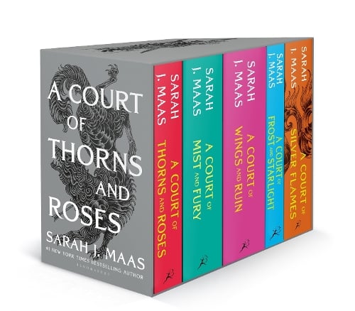 A Court of Thorns and Roses Paperback Box Set (5 books) - A Court of Thorns and Roses Sarah J. Maas 9781526657077 book cover