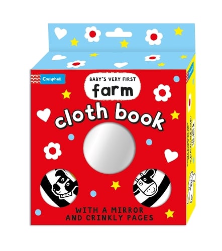 Baby's Very First Cloth Book: Farm (Rag book) Jo Lodge, Campbell Books 9781529023343 book cover