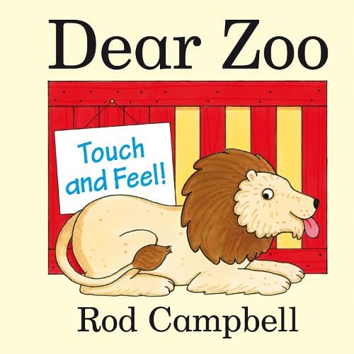 Dear Zoo Touch and Feel Book (Board book) Rod Campbell 9781529051803 book cover